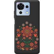 Черный чехол BoxFace ZTE Blade V50 Vita Ukrainian Ornament