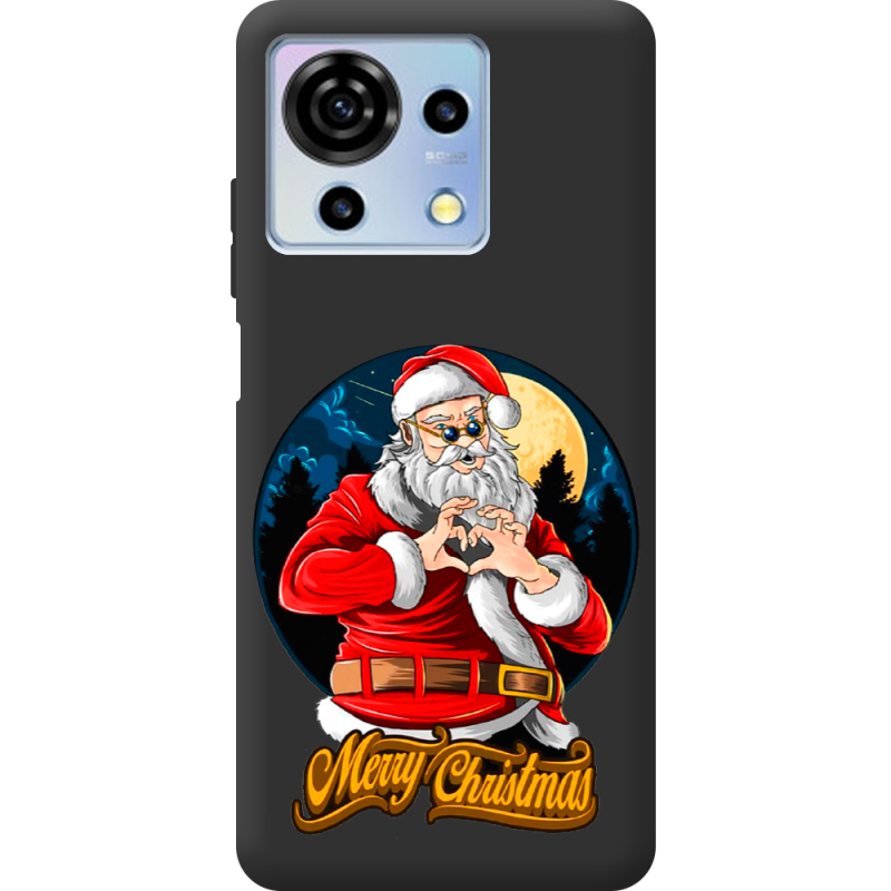 Черный чехол BoxFace ZTE Blade V50 Vita Cool Santa