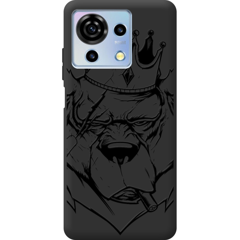 Черный чехол BoxFace ZTE Blade V50 Vita Bear King