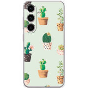 Чехол BoxFace Samsung Galaxy S24 L-green Cacti