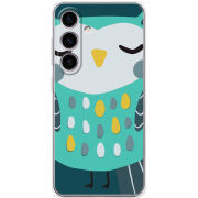 Чехол BoxFace Samsung Galaxy S24 Green Owl