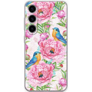 Чехол BoxFace Samsung Galaxy S24 Birds and Flowers