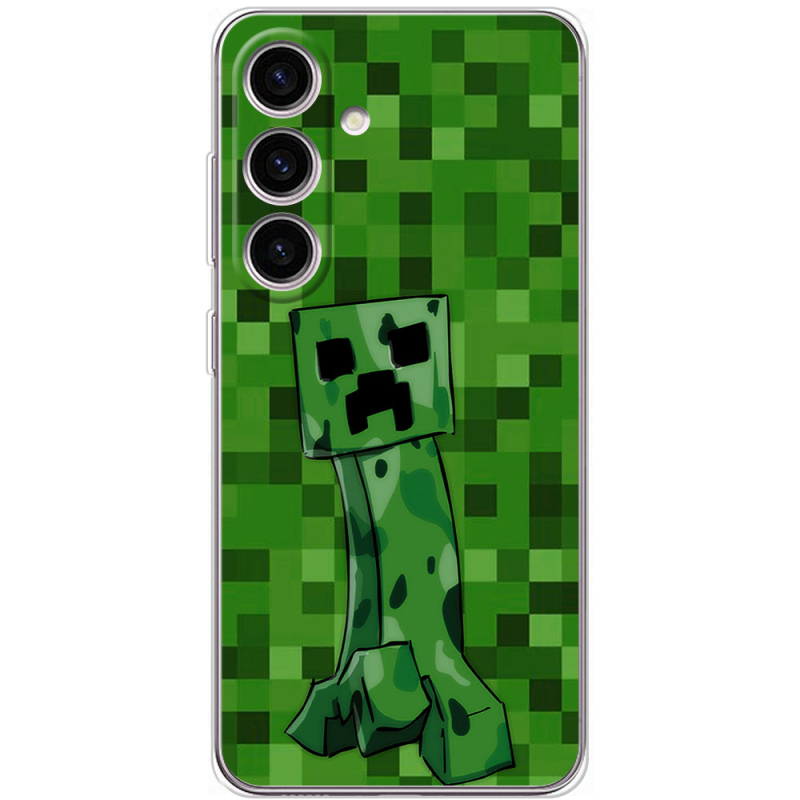 Чехол BoxFace Samsung Galaxy S24 Minecraft Creeper