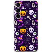 Чехол BoxFace Samsung Galaxy S24 Halloween Purple Mood