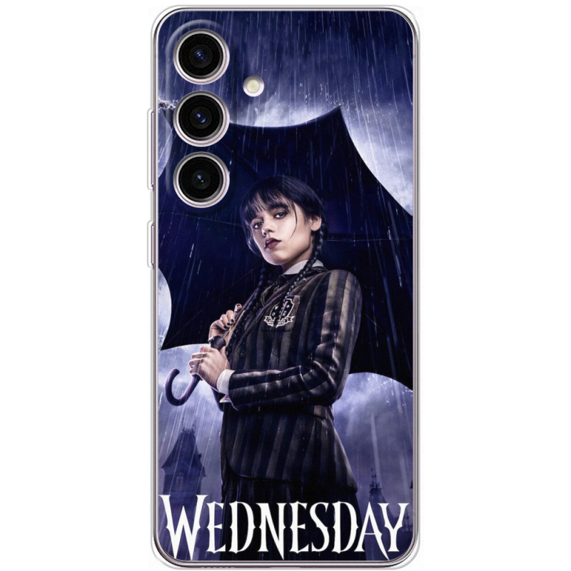 Чехол BoxFace Samsung Galaxy S24 Wednesday Addams