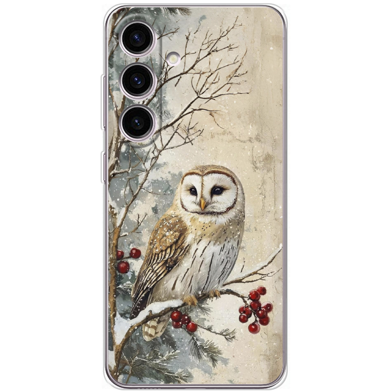 Чехол BoxFace Samsung Galaxy S24 Christmas Owl