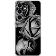 Чехол BoxFace Samsung Galaxy S24 Black and White Roses