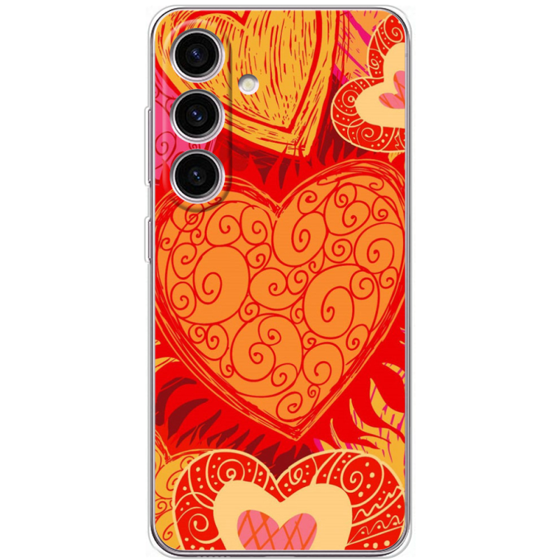 Чехол BoxFace Samsung Galaxy S24 Warm Hearts