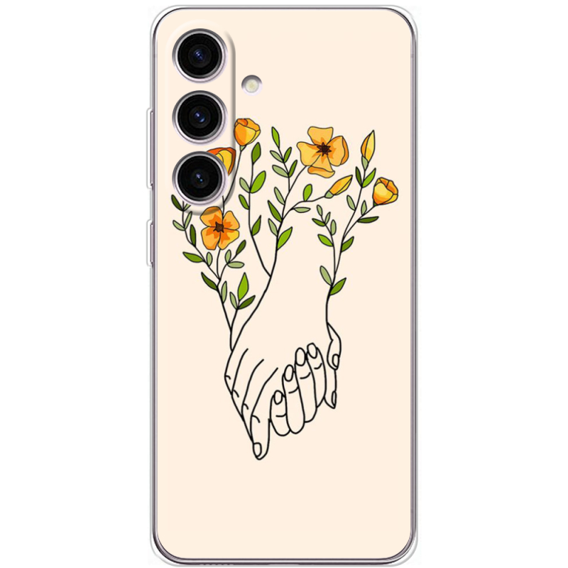 Чехол BoxFace Samsung Galaxy S24 Flower Hands