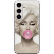 Чехол BoxFace Samsung Galaxy S24 Marilyn Monroe Bubble Gum