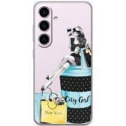 Прозрачный чехол BoxFace Samsung Galaxy S24 City Girl