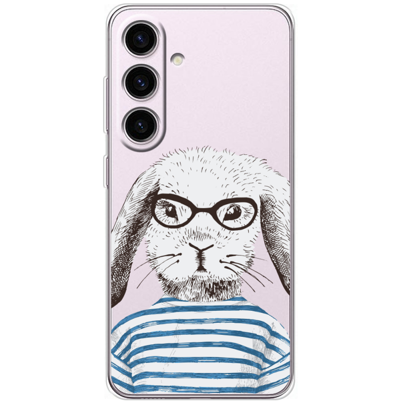 Прозрачный чехол BoxFace Samsung Galaxy S24 MR. Rabbit