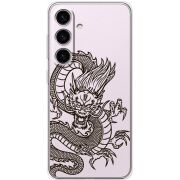 Прозрачный чехол BoxFace Samsung Galaxy S24 Chinese Dragon