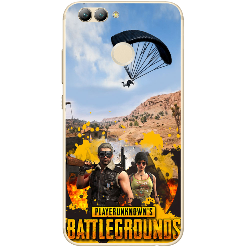 Чехол Uprint Huawei Nova 2 Pubg parachute