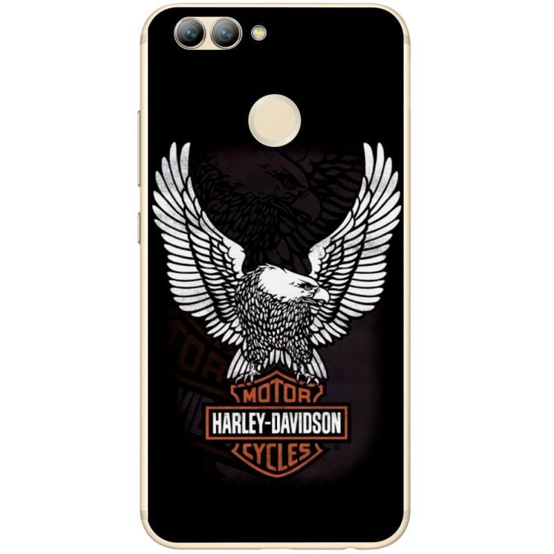 Чехол Uprint Huawei Nova 2 Harley Davidson and eagle