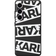 Черный чехол BoxFace Samsung Galaxy S24 White Karl