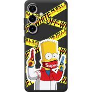 Черный чехол BoxFace Samsung Galaxy S24 White Bart