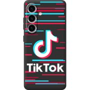 Черный чехол BoxFace Samsung Galaxy S24 Tik Tok