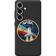 Черный чехол BoxFace Samsung Galaxy S24 NASA