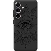 Черный чехол BoxFace Samsung Galaxy S24 Eye