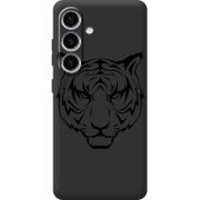 Черный чехол BoxFace Samsung Galaxy S24 Tiger