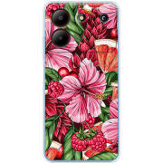 Чехол BoxFace ZTE Blade A54 Tropical Flowers