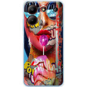 Чехол BoxFace ZTE Blade A54 Colorful Girl