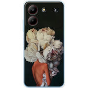 Чехол BoxFace ZTE Blade A54 Exquisite White Flowers