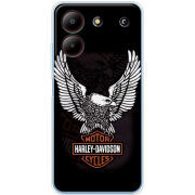 Чехол BoxFace ZTE Blade A54 Harley Davidson and eagle