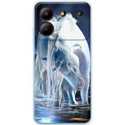 Чехол BoxFace ZTE Blade A54 White Horse