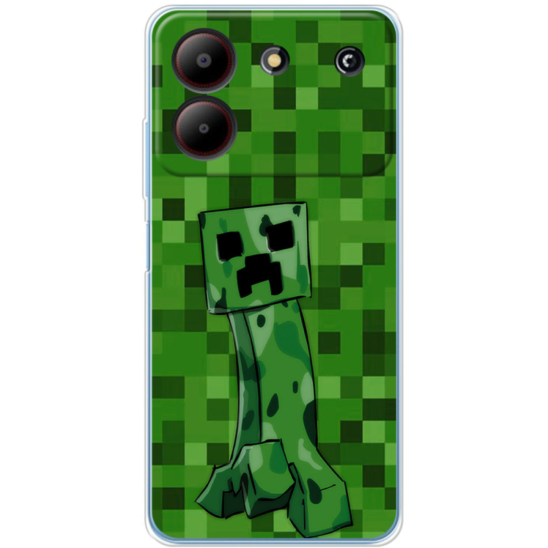 Чехол BoxFace ZTE Blade A54 Minecraft Creeper