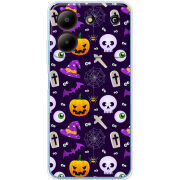 Чехол BoxFace ZTE Blade A54 Halloween Purple Mood