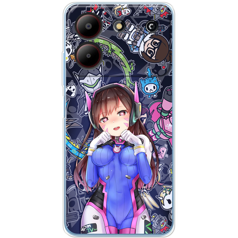 Чехол BoxFace ZTE Blade A54 Overwatch D.VA