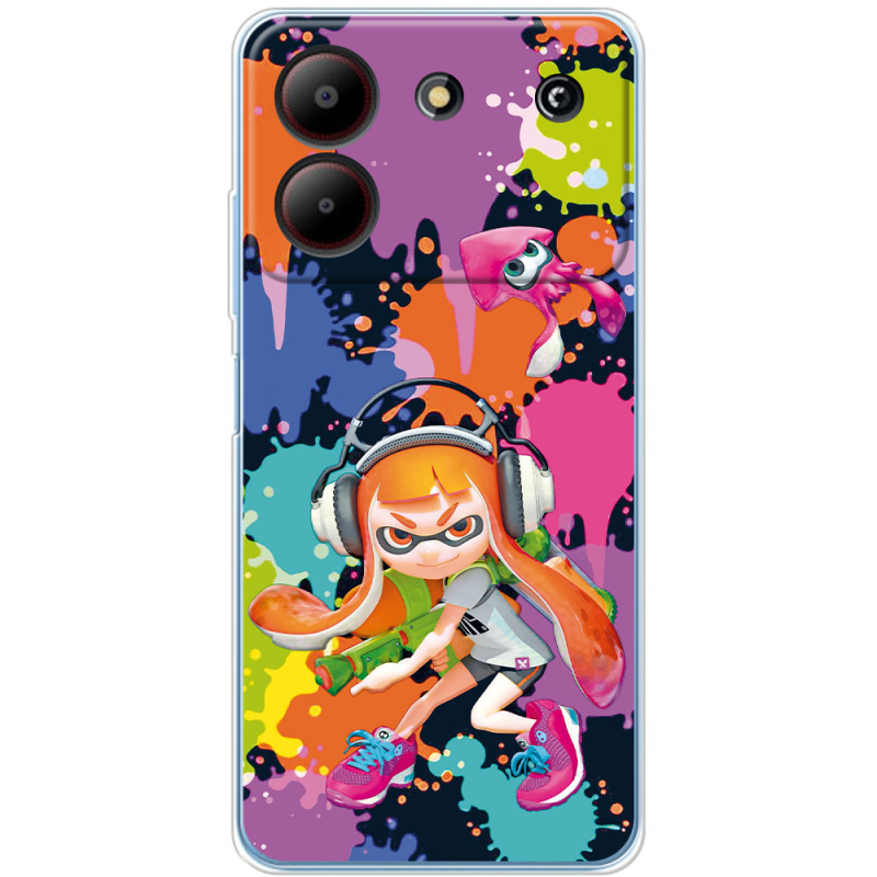 Чехол BoxFace ZTE Blade A54 Splatoon Inklings