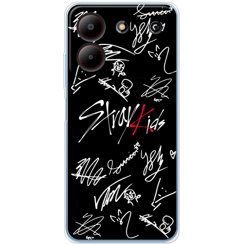 Чехол BoxFace ZTE Blade A54 Stray Kids автограф