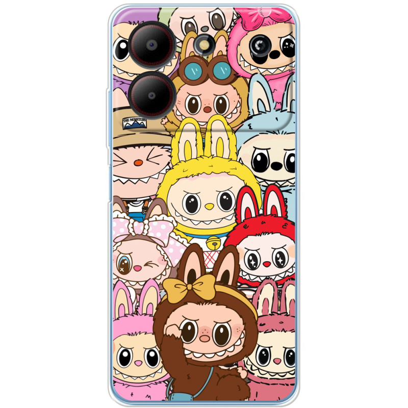 Чехол BoxFace ZTE Blade A54 Labubu
