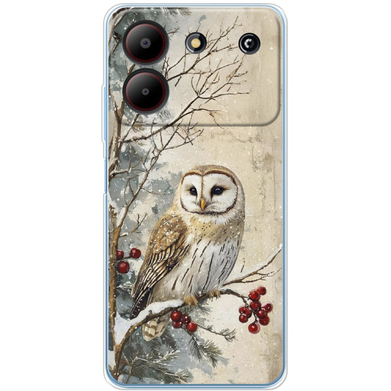 Чехол BoxFace ZTE Blade A54 Christmas Owl