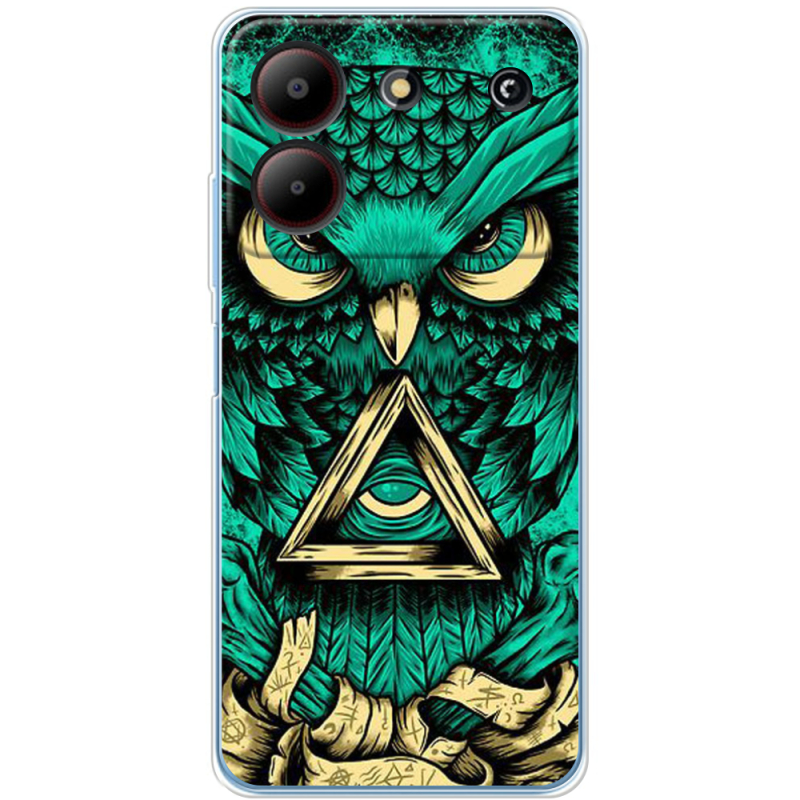 Чехол BoxFace ZTE Blade A54 Masonic Owl