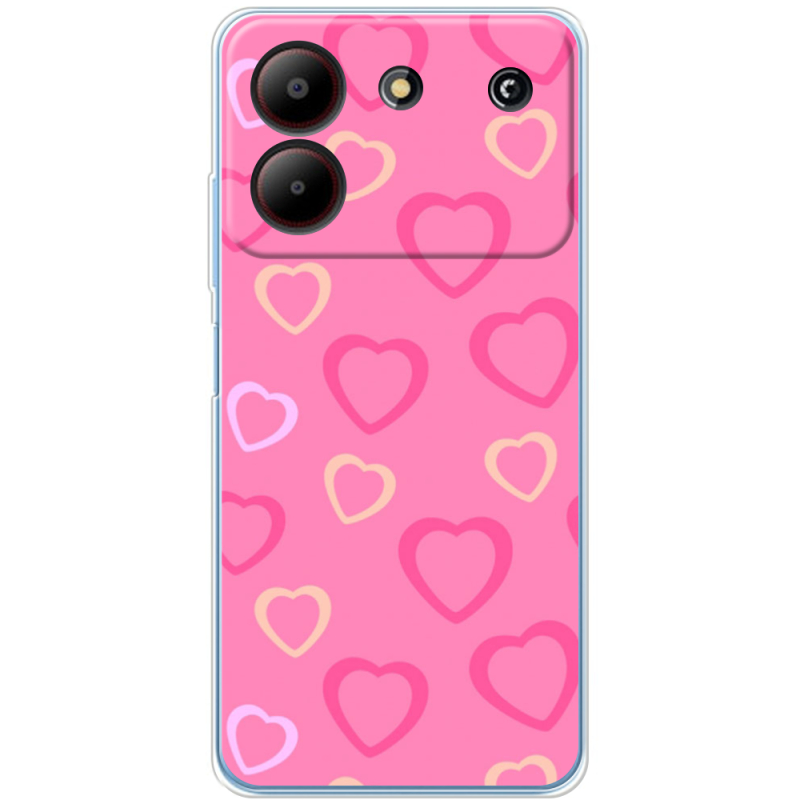 Чехол BoxFace ZTE Blade A54 Sugar Hearts