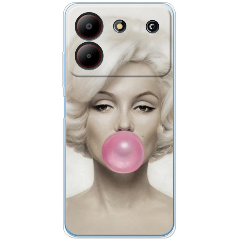 Чехол BoxFace ZTE Blade A54 Marilyn Monroe Bubble Gum