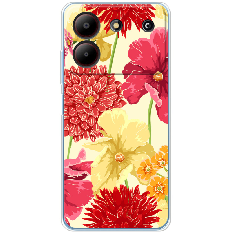 Чехол BoxFace ZTE Blade A54 Flower Bed