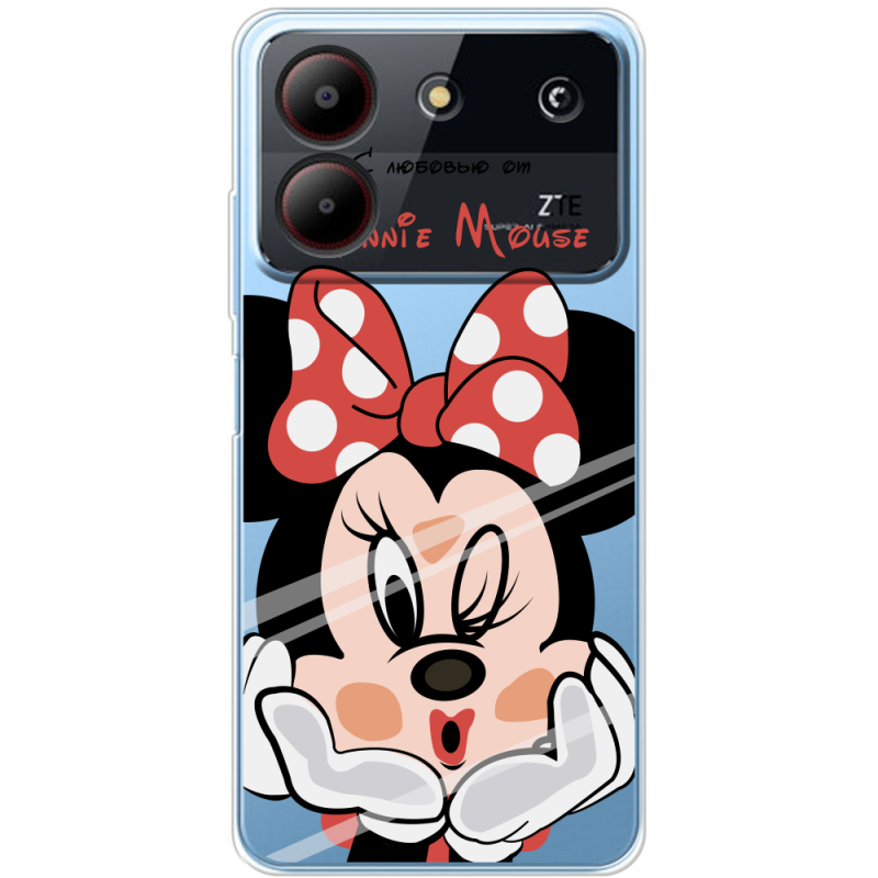 Прозрачный чехол BoxFace ZTE Blade A54 Lady M