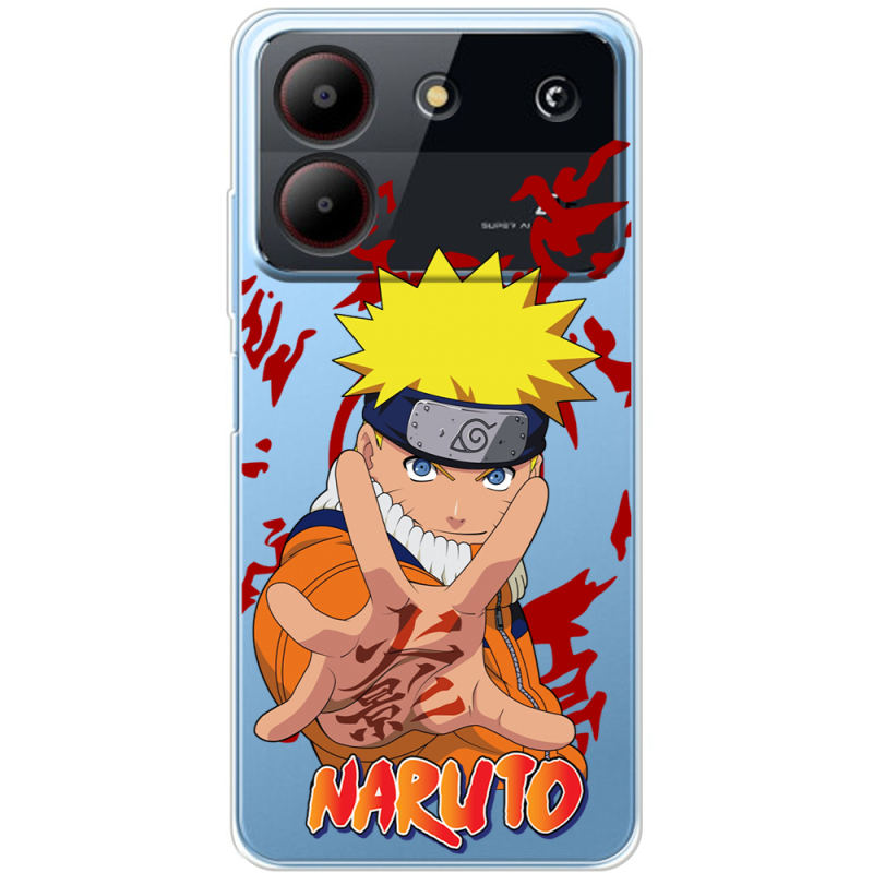 Прозрачный чехол BoxFace ZTE Blade A54 Naruto