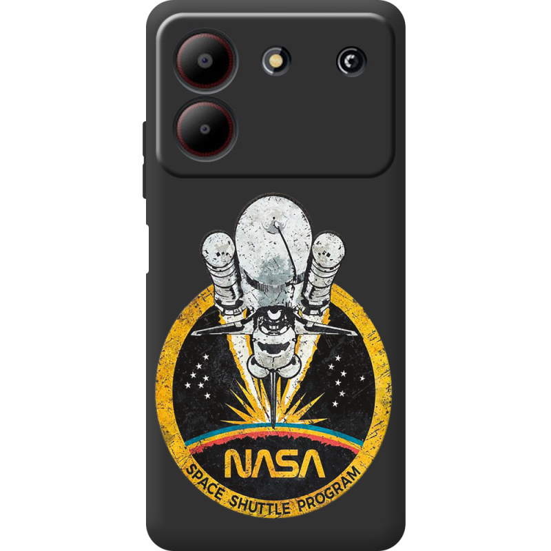 Черный чехол BoxFace ZTE Blade A54 NASA Spaceship