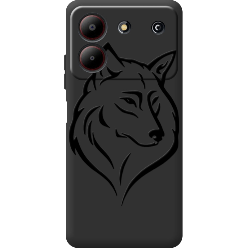 Черный чехол BoxFace ZTE Blade A54 Wolf