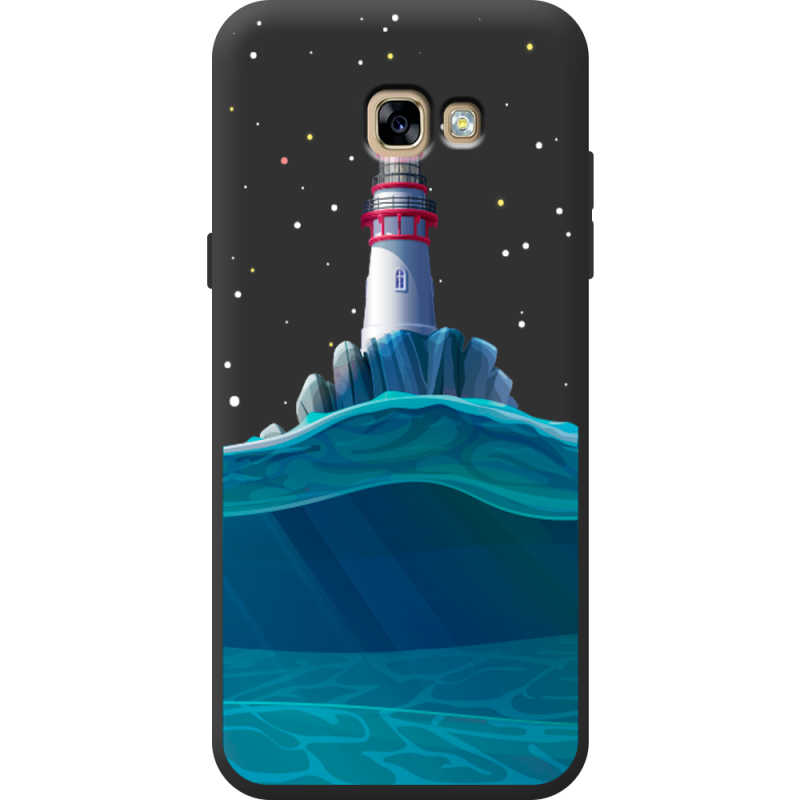 Черный чехол Uprint Samsung A720 Galaxy A7 2017 Lighthouse