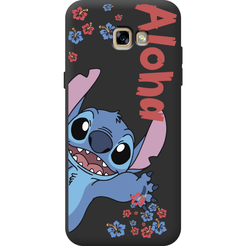 Черный чехол Uprint Samsung A720 Galaxy A7 2017 Гавайський гість Stich