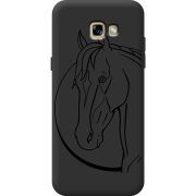 Черный чехол Uprint Samsung A720 Galaxy A7 2017 Horse