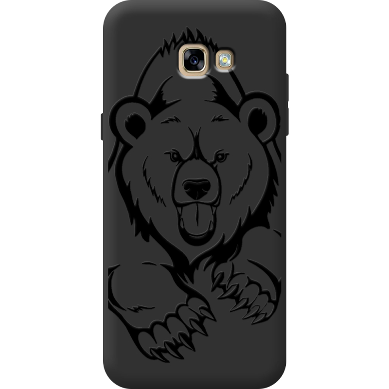 Черный чехол Uprint Samsung A720 Galaxy A7 2017 Grizzly Bear