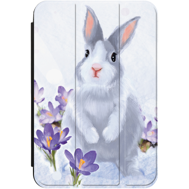 Чехол для iPad 10.2 7 / 8 / 9 (2019 2020 2021) Заєць в зимових квітах